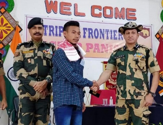 3 NLFT Militants Surrendered before BSF in Tripura 